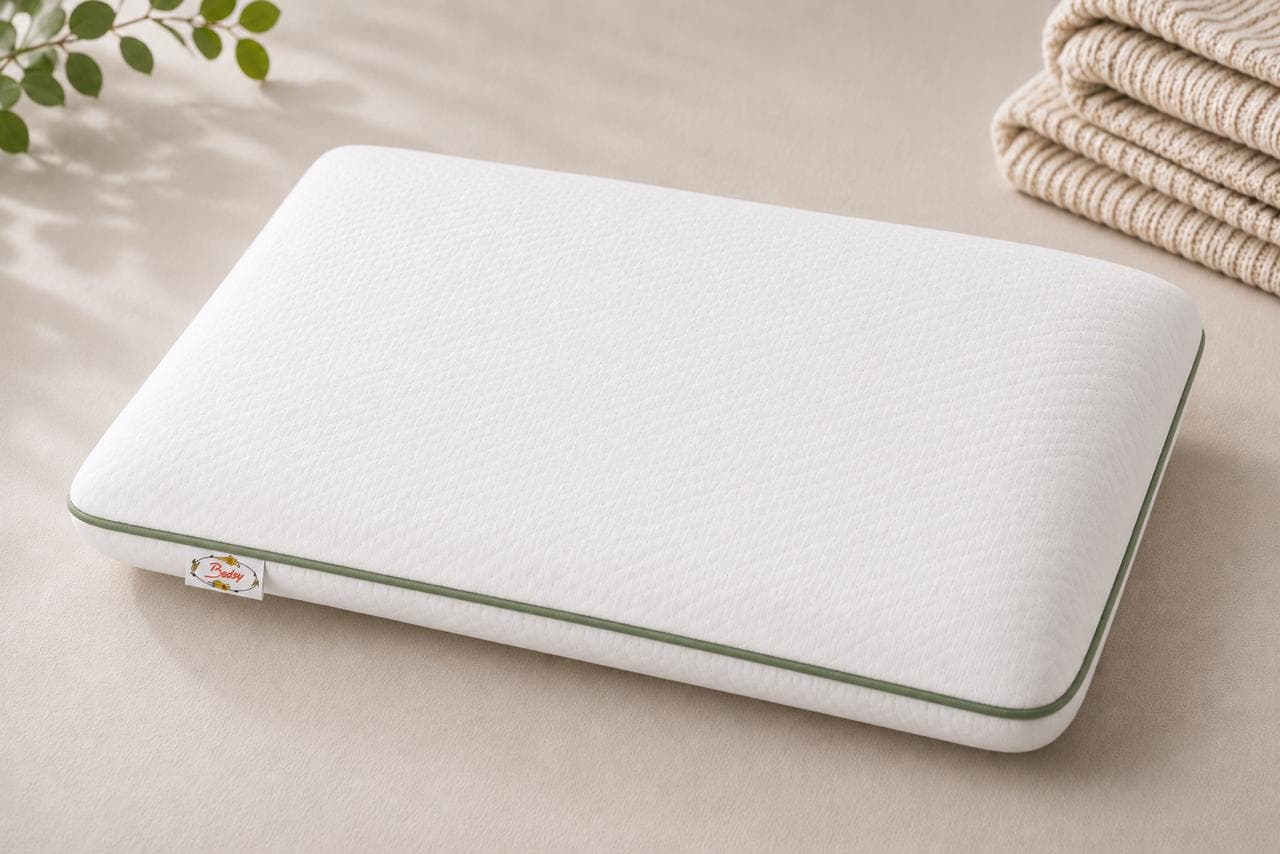 Bedsy Natural Latex Pillow with Premium Cover